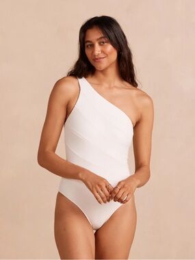 Summersalt The Sidestroke One Piece Swimsuit Bathing Suit Swim One Shoulder Sz 4